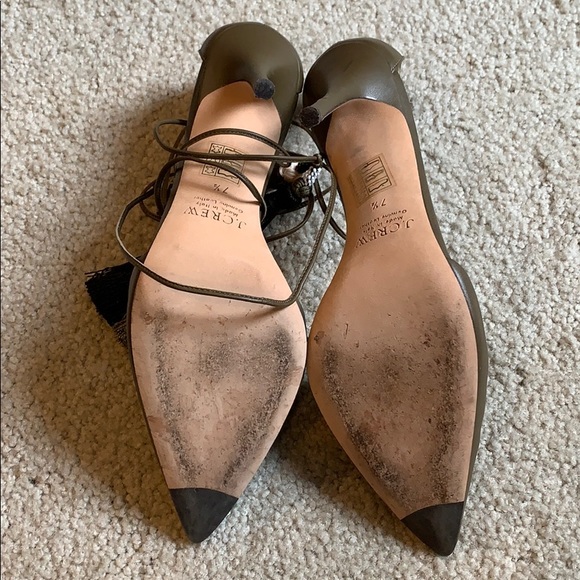 J.Crew Leather tassel heels - Picture 4 of 7